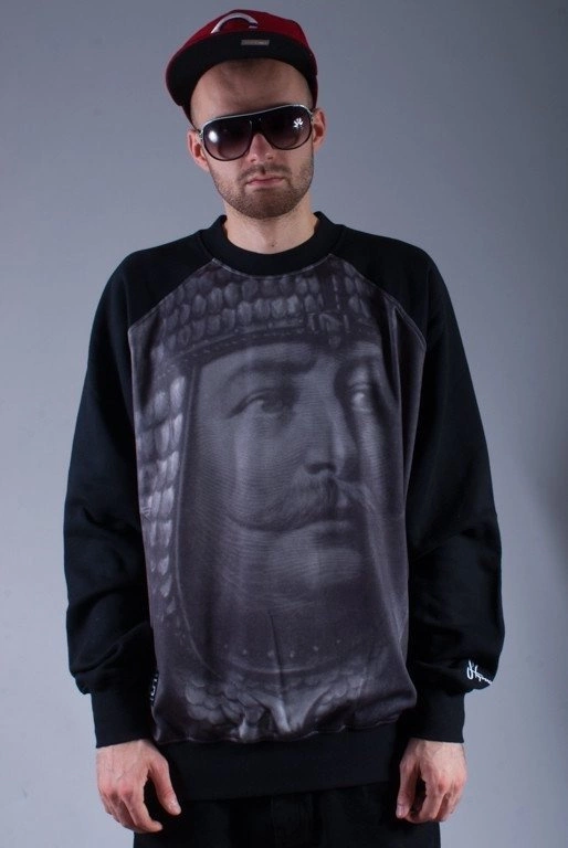 STOPROCENT BLUZA BEZ KAPTURA SOBI BLACK