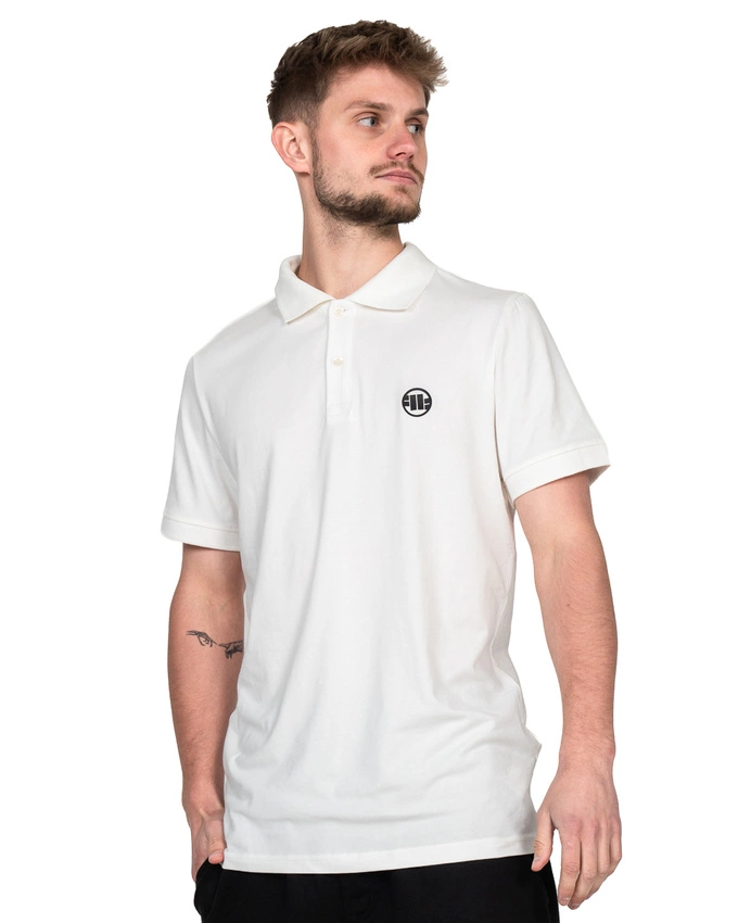 Koszulka Polo Pit Bull Small Logo Biała