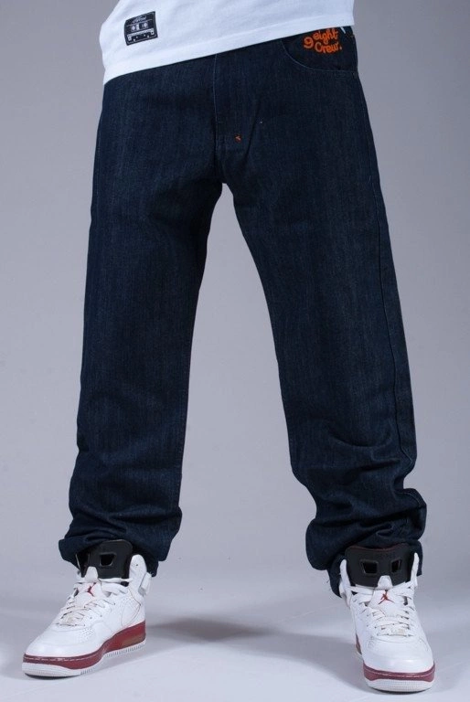 MASS SPODNIE JEANS HUNTER DARK BLUE