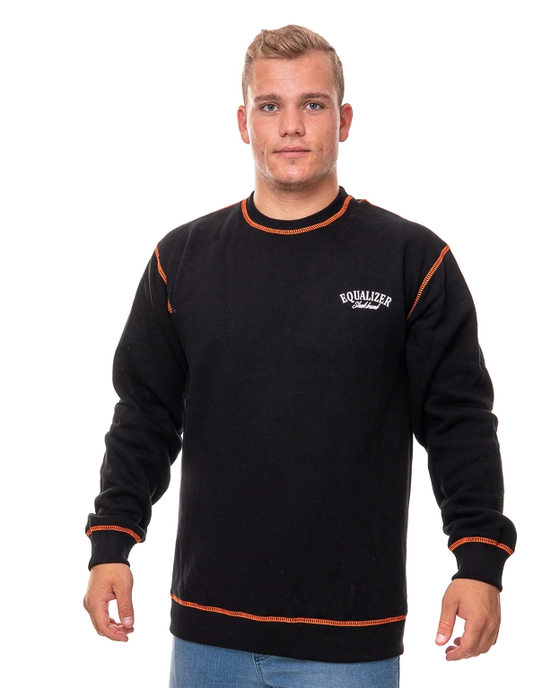Bluza Equalizer Logo Czarna / Pomarańczowa