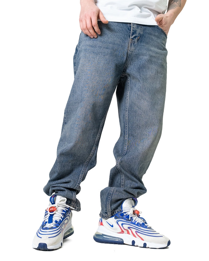 Spodnie Jeans Yep Baggy PAN23058 Ciemnoniebieskie