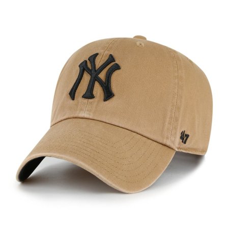 Czapka 47 Brand Clean Up New York Yankees Beżowa / Czarna