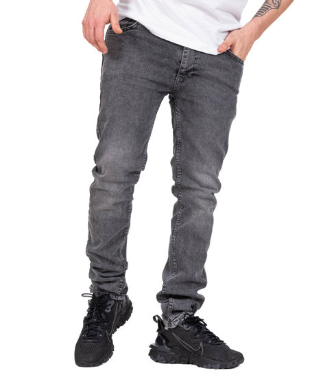 Spodnie Jeans Croll Classic Slim Szare 6597