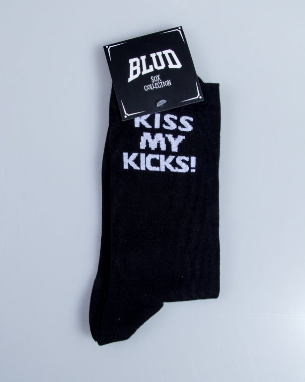 BLUD SOCKS QUARTER KISS BLACK