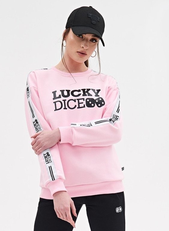 Bluza Lucky Dice Woman Tape Pink