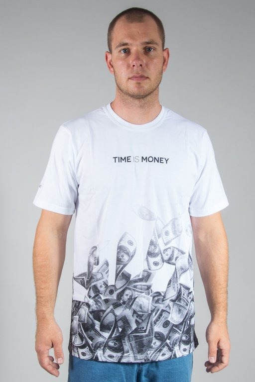 Diamante Wear Koszulka T-shirt Time Is Money White