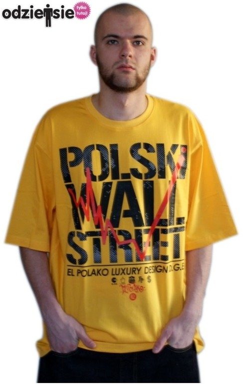 EL POLAKO KOSZULKA POLSKI WALL STREET YELLOW