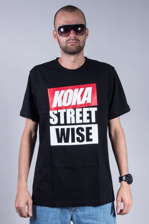 KOKA T-SHIRT WISE STREET BLACK