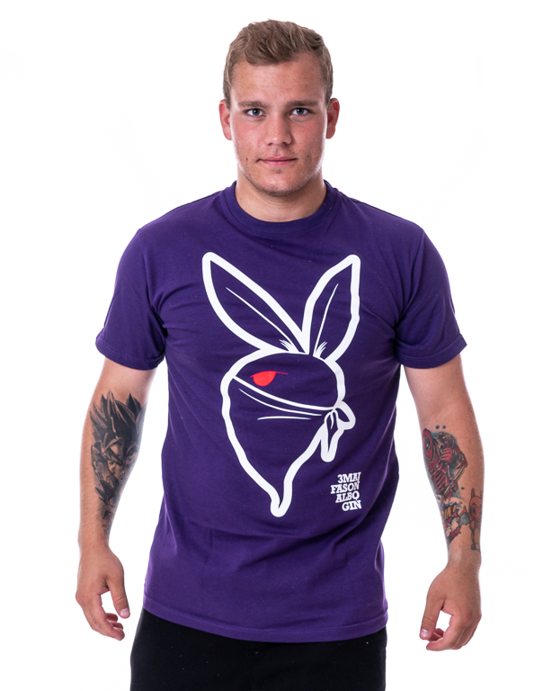 Koszulka 3maj Fason Big Bunny Fioletowa