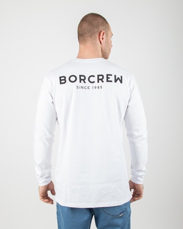 Koszulka Bor Longsleeve Classic Borcrew White