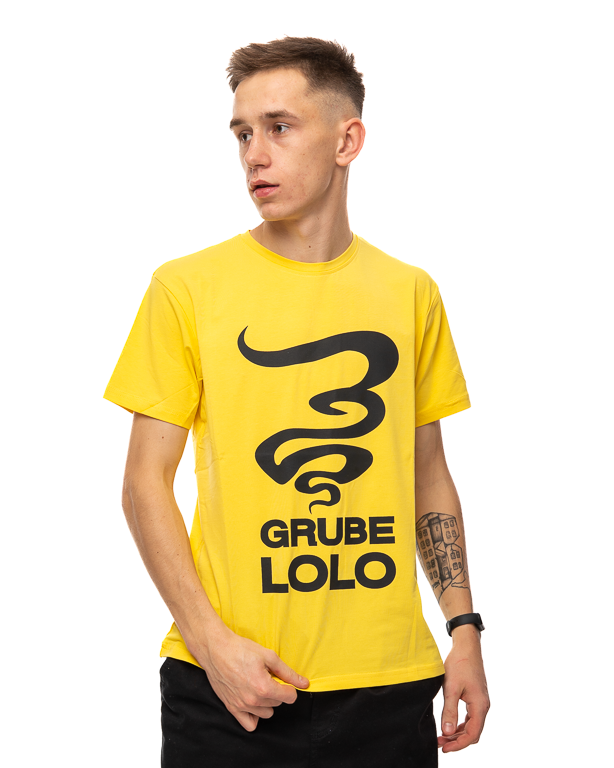 Koszulka Grube Lolo Big Logo Żółta