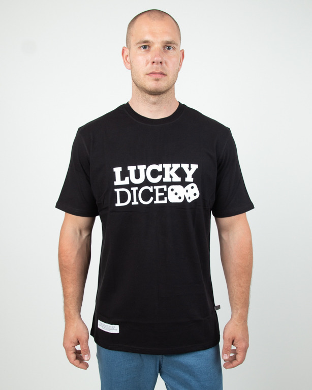 Koszulka Lucky Dice Logo Black-White