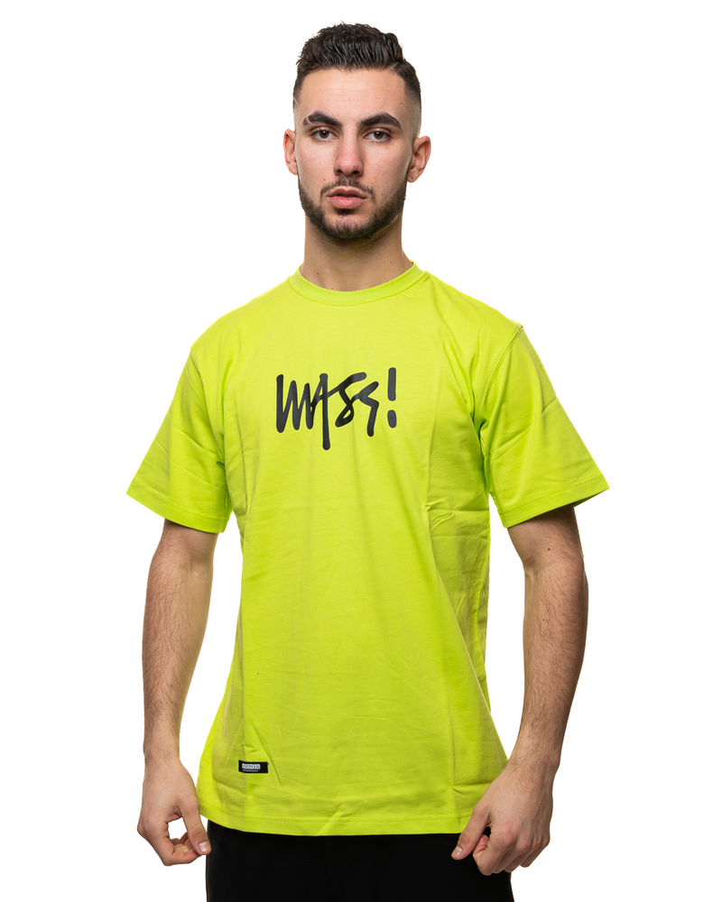 Koszulka Mass Signature Medium Logo Neonowa