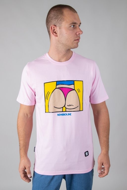 Koszulka New Bad Line Ass Pink