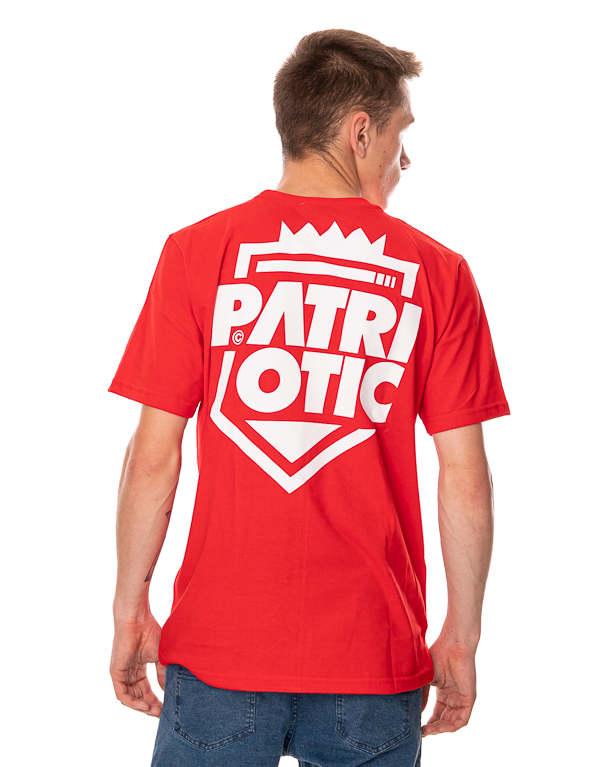 Koszulka Patriotic Cls Crew Czerwona