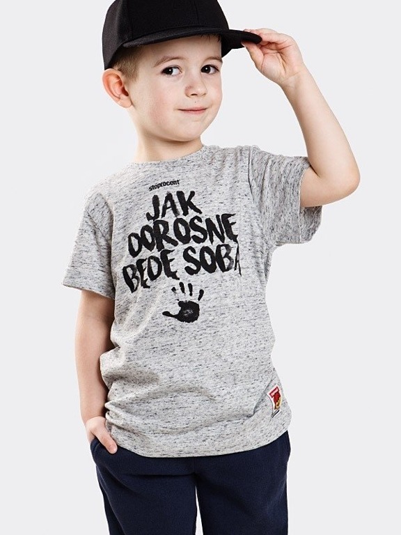 Koszulka Stoprocent Kid Jak Dorosnę Grey