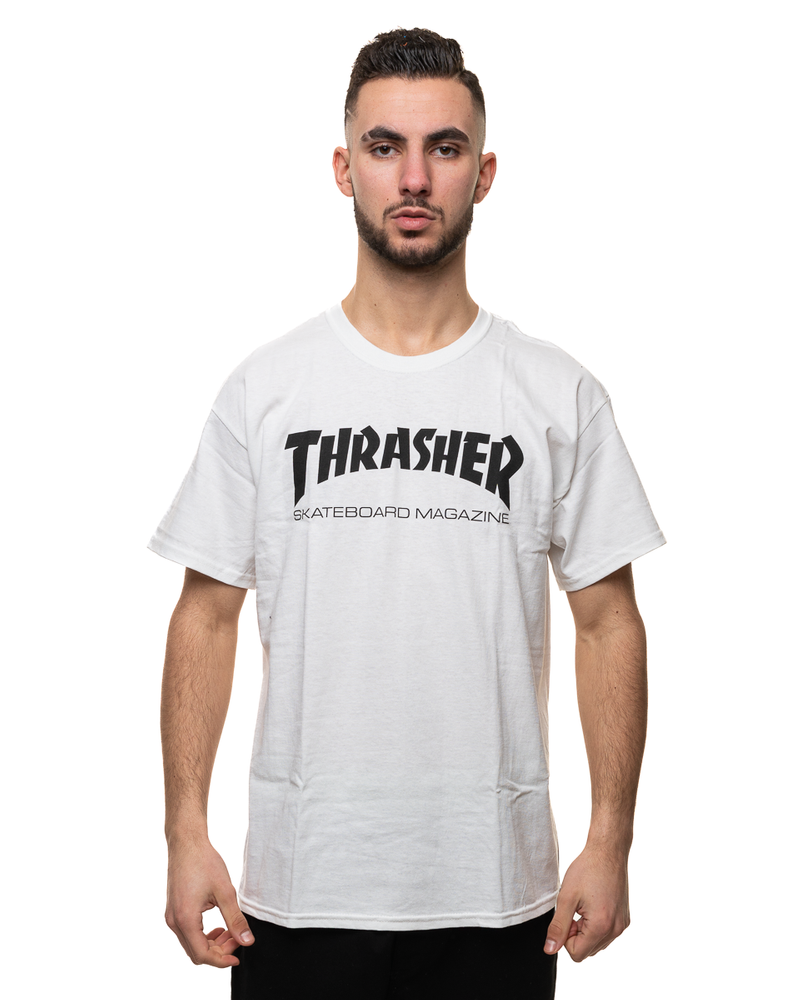 Koszulka Trasher Sk8 Mag Biała