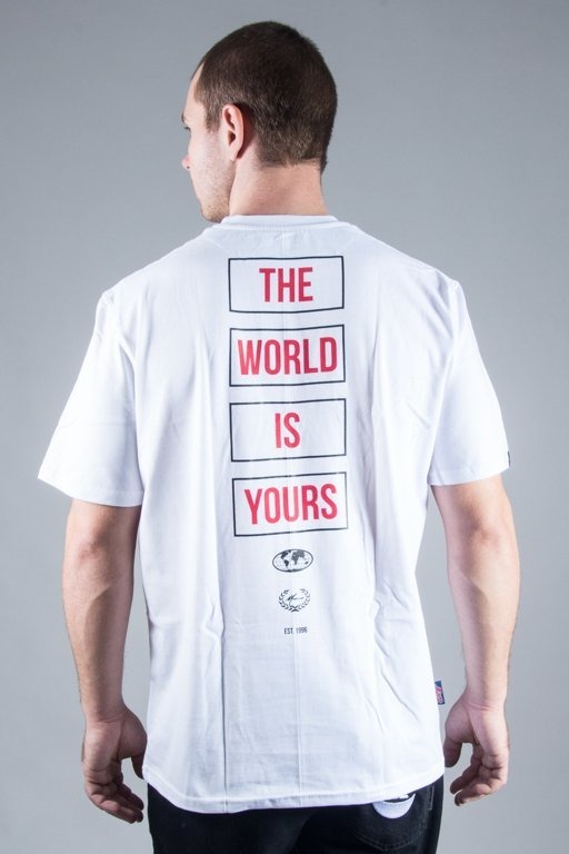 MORO SPORT T-SHIRT THE WORLD IS YOURS WHITE