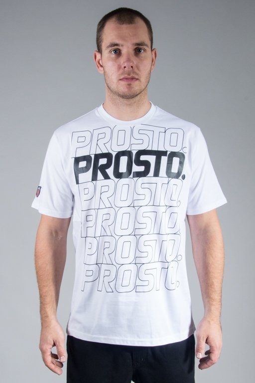 PROSTO T-SHIRT LOOK WHITE