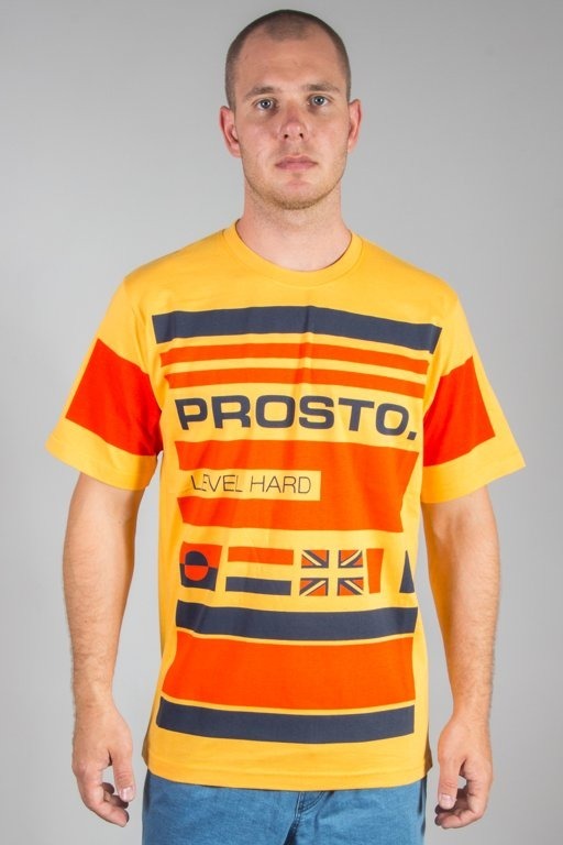 Prosto Koszulka T-shirt Yacht Stripes Yellow