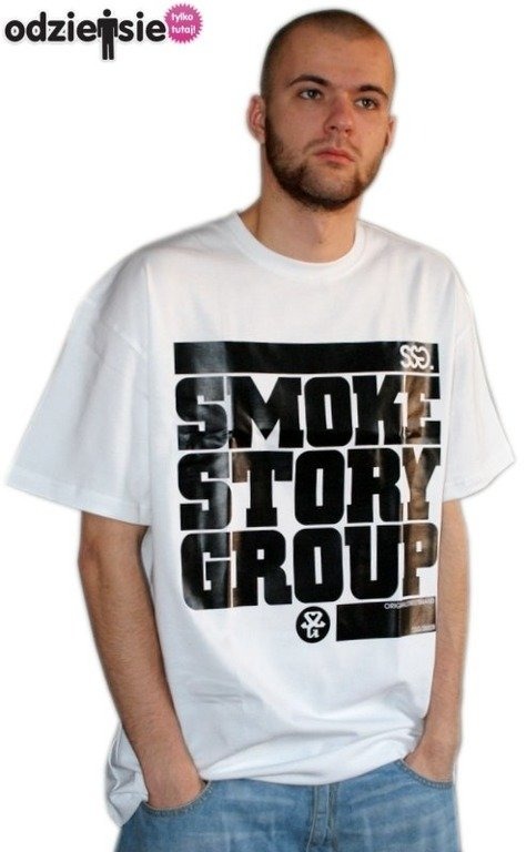 SSG SMOKE STORY GROUP KOSZULKA SM3 WHITE