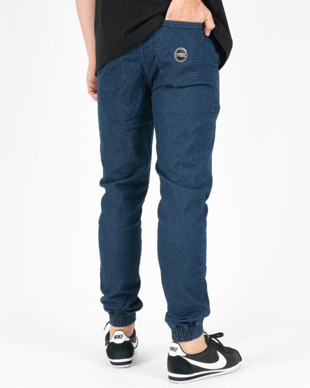 Spodnie Dudek P56 Jeans Jogger Logo Niebieskie
