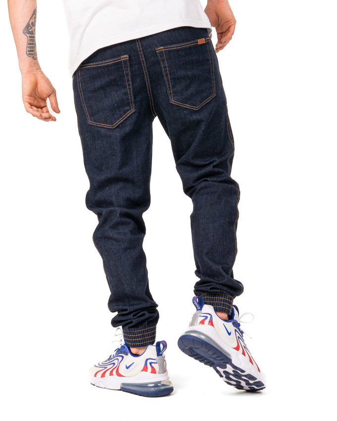 Spodnie Jeans Jogger Bor W22 Ciemnoniebieskie