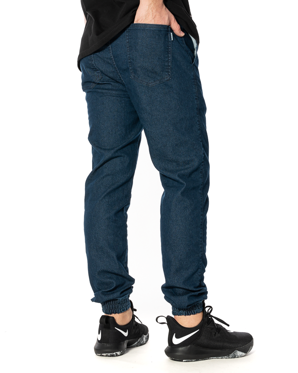 Spodnie Jeans Jogger Patriotic Futura Mini Ciemnoniebieskie