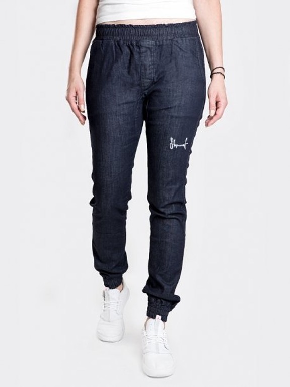 Spodnie Stoprocent Jeans Jogger Woman Highjogger Dark