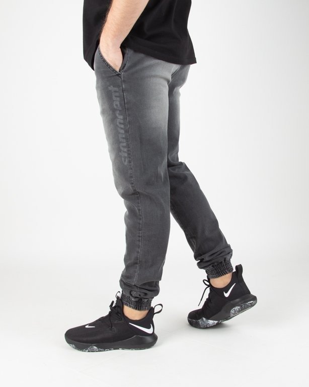 Spodnie Stoprocent Jeansy Jogger Simple19 Grey